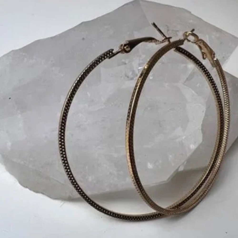 Fashion Golden Hoop Earrings